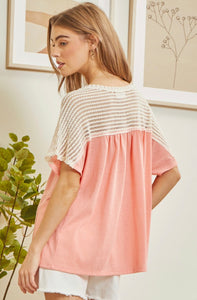 Corrine Coral Top  - Andree by Unit
