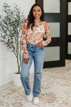 Load image into Gallery viewer, Barely Behaving Floral Print Layering Top in Coral