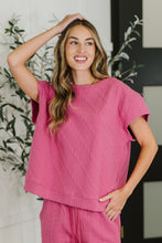 Load image into Gallery viewer, Can't Quit You Drop Shoulder Top in Magenta