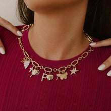 Load image into Gallery viewer, Collectors Charm Necklace - 2 Colors - The Sis Kiss