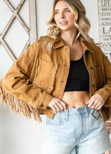 Load image into Gallery viewer, Fringe Twill Concert Jacket - Oli and Hali