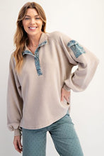 Load image into Gallery viewer, Khaki Combo Top - Easel