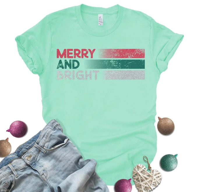 Merry and Bright Tee - Kids