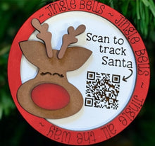 Load image into Gallery viewer, Holiday QR Code Ornaments - Hand Painted - Wooden