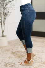 Load image into Gallery viewer, Karen High Rise Double Waist Band Capri Jeans