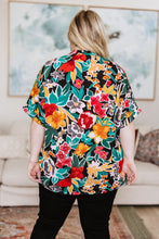 Load image into Gallery viewer, Pretty in Paradise Floral Blouse