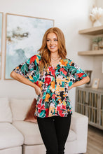 Load image into Gallery viewer, Pretty in Paradise Floral Blouse