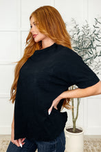 Load image into Gallery viewer, The Layback Relaxed Basic Tee in Black