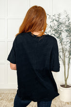 Load image into Gallery viewer, The Layback Relaxed Basic Tee in Black