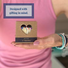 Load image into Gallery viewer, Thankful Greetings - 2" Matches + Mini Cloche - Colors of Your Choice + Strikers