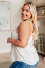 Load image into Gallery viewer, Eye on the Prize Eyelet Tank - Jordan