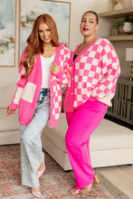 Load image into Gallery viewer, Don't Stop Me Now Checkered Cardigan