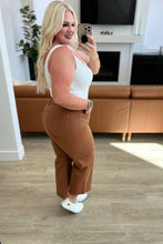 Load image into Gallery viewer, Briar High Rise Control Top Wide Leg Crop Jeans in Camel\