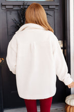 Load image into Gallery viewer, Shrouded in Sherpa Coat in White