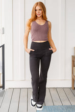 Load image into Gallery viewer, Where are You Flared Leggings in Black - Rae Mode