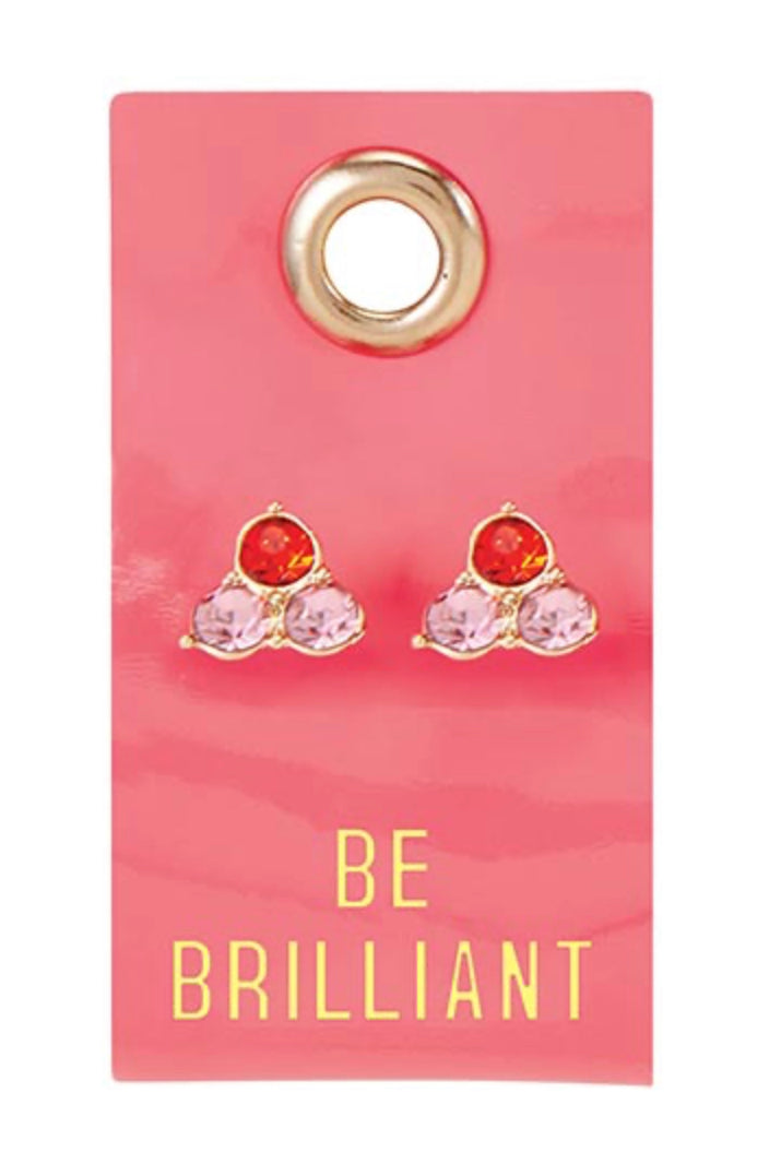 Be Brilliant -  Gemstone Earring
