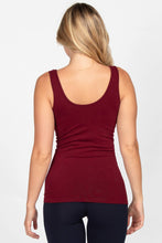 Load image into Gallery viewer, Reversible V-Scoop Neck Tank Top. New Colors!: Regular Size / Black
