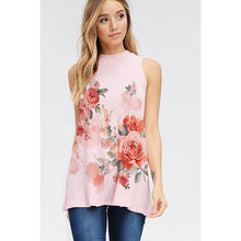 Load image into Gallery viewer, Blush Garden Waffle Knit Tank - Phil Love