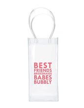 Load image into Gallery viewer, Best Friends Clear Wine Bag