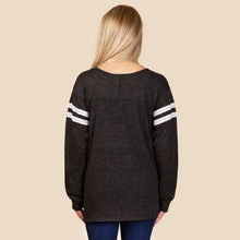 Load image into Gallery viewer, Lucky Star Black Top - style 10963 view 2