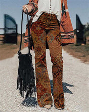 Load image into Gallery viewer, Tourtiwi - Women&#39;s 3D Printed Wide Leg Casual Trousers Flared Pants: 3 / S