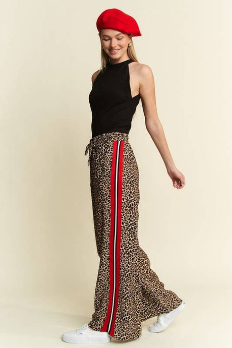 Paris Leopard Trouser - Jade by Jane
