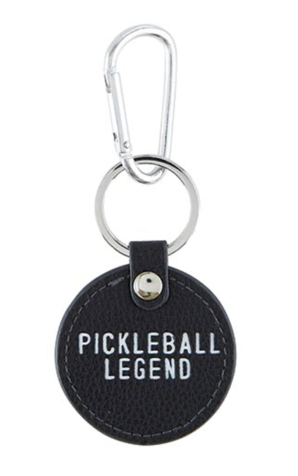Pickleball Legend Round Key Chain