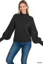 Load image into Gallery viewer, Grey Ghost Sweater - 2 Color Choices - Zenana