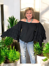 Load image into Gallery viewer, Midnight Off Shoulder  - Jaded Gypsy