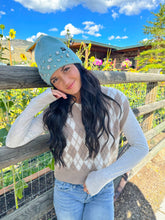 Load image into Gallery viewer, Rhinestone Charm Cuff - CC Beanie