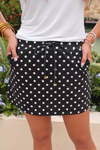 Load image into Gallery viewer, Jess Lea - After Dark Polka Dot Skort