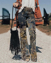 Load image into Gallery viewer, Tourtiwi - Women&#39;s 3D Printed Wide Leg Casual Trousers Flared Pants: 5 / L