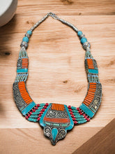 Load image into Gallery viewer, Turquoise Sky Necklace - Tibetan
