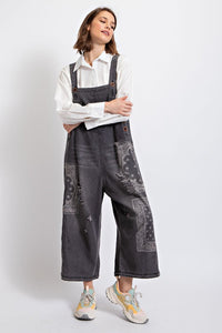 Black Bandana - Overalls - Easel