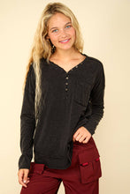 Load image into Gallery viewer, Cindy Marie Mineral Washed Top - Very J