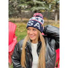 Load image into Gallery viewer, C.C Beanie - USA Knit Pom C.C Beanie HAT3902
