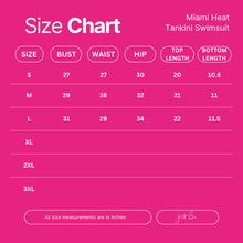 Load image into Gallery viewer, Jess Lea - Miami Heat Tankini Swimsuit- Leopard