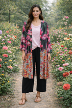 Load image into Gallery viewer, Garden Paisley Kimono - A Rare Bird