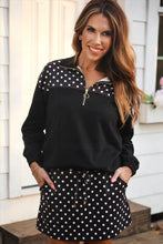 Load image into Gallery viewer, Jess Lea - Mia Printed Pullover- After Dark Polka Dot