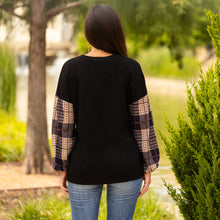 Load image into Gallery viewer, Plaid Perfection Tee - style 40011 view 2