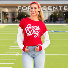 Load image into Gallery viewer, Game Day Red Top - style 40015