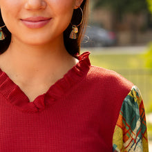 Load image into Gallery viewer, Plaid Perfection Top - style 40060 view 3