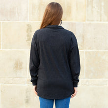 Load image into Gallery viewer, Sparkle On Black Pullover - style 40069 view 2