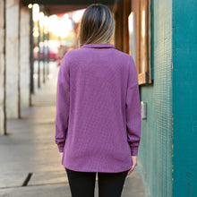 Load image into Gallery viewer, Sparkle On Purple Pullover - style 40069 view 2