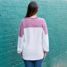 Load image into Gallery viewer, Knit Picky Burgundy Top - style 40075 view 2