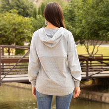 Load image into Gallery viewer, Buttoned Up Hoodie - style 40081 view 3
