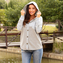 Load image into Gallery viewer, Buttoned Up Hoodie - style 40081