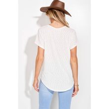 Load image into Gallery viewer, Saddle Ridge Waffle Knit Tee - Phil Love