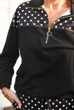 Load image into Gallery viewer, Jess Lea - Mia Printed Pullover- After Dark Polka Dot