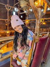 Load image into Gallery viewer, Lurex Cable Knit Pom -  CC Beanie